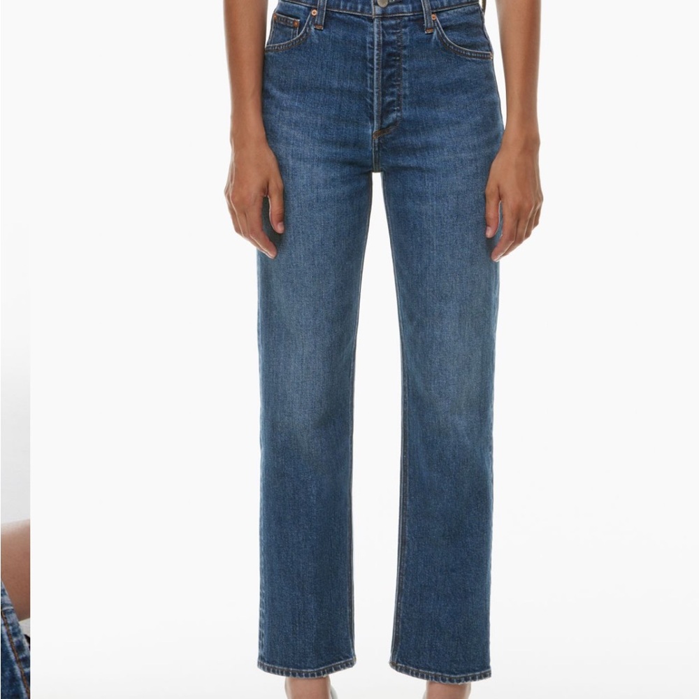 Aritzia Denim Forum The Arlo High Rise Straight